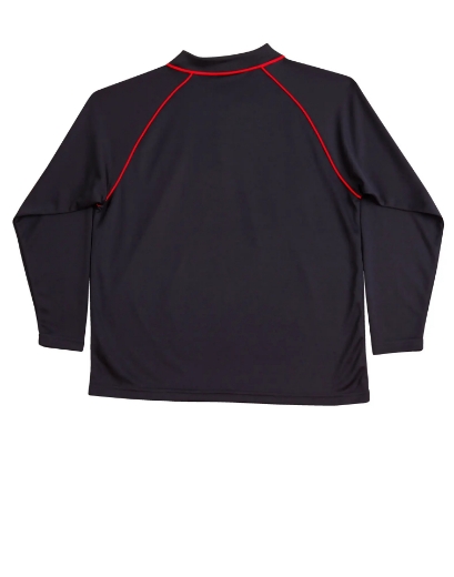 Picture of Winning Spirit, Childrens Cooldry Raglan L/S Polo